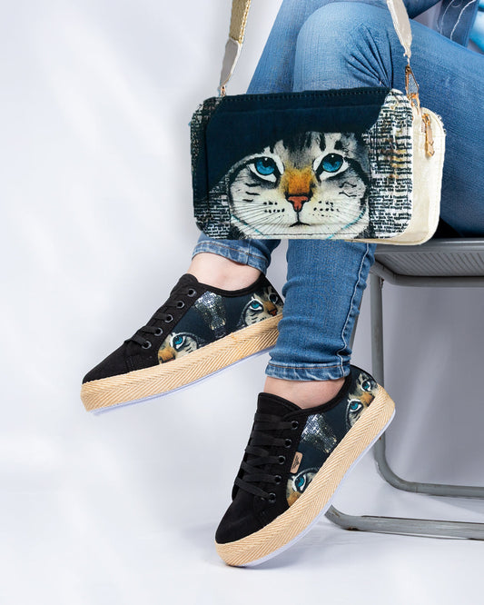 Beret Cat Shoes & Crossbody Bag Set by Pontiak