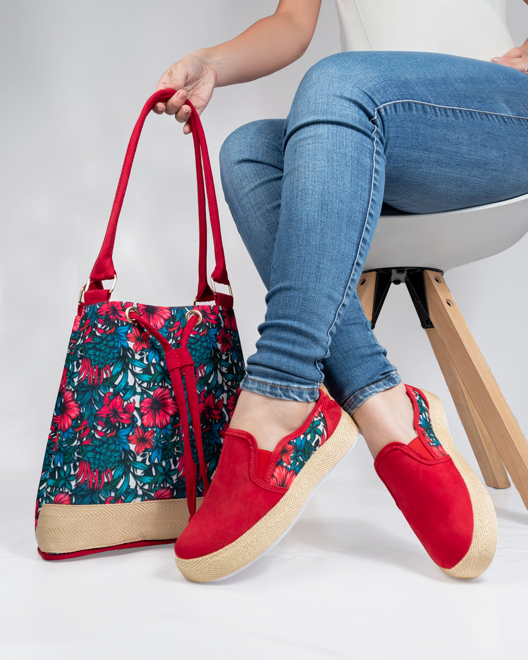 Isora Shoes & Handbag Set by Pontiak