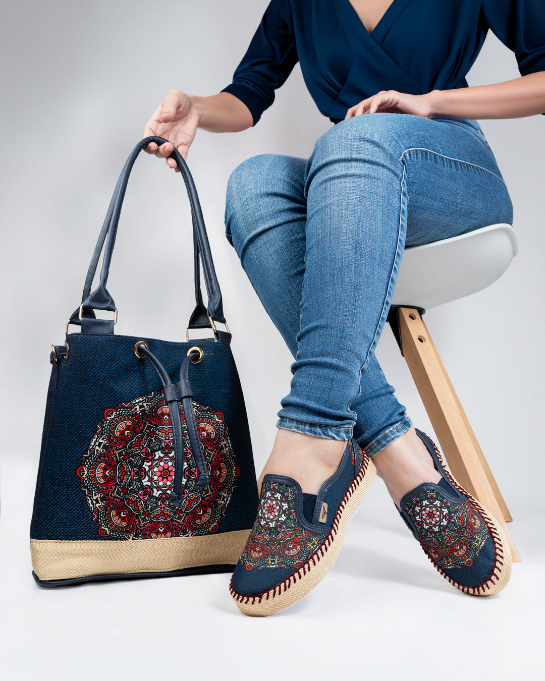 Mulan Shoes & Handbag Set by Pontiak