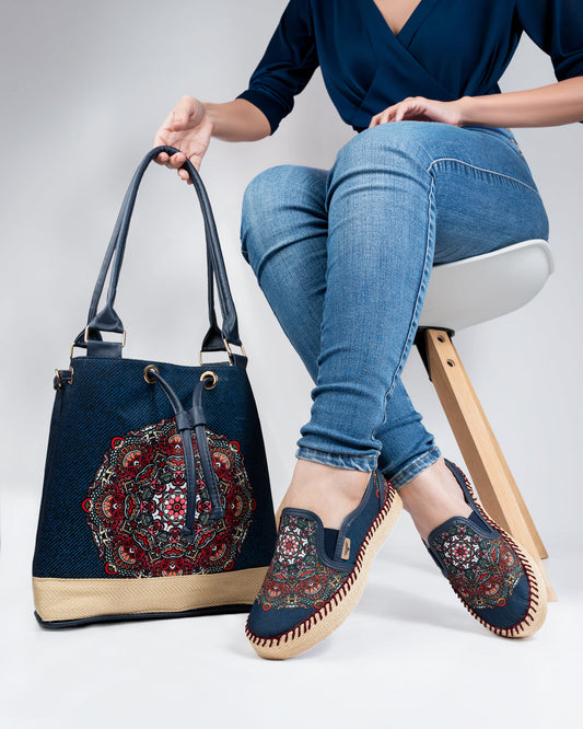 Mulan Shoes & Handbag Set by Pontiak