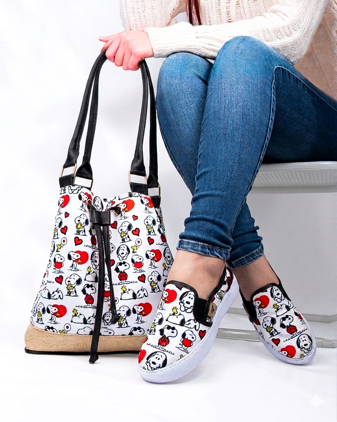 Snoopy Shoes & Handbag Set by Pontiak