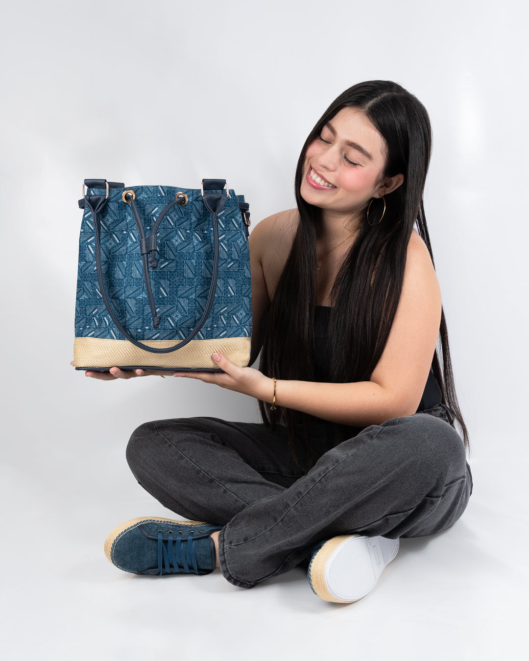 Petrol Shoes & Handbag Set by Pontiak