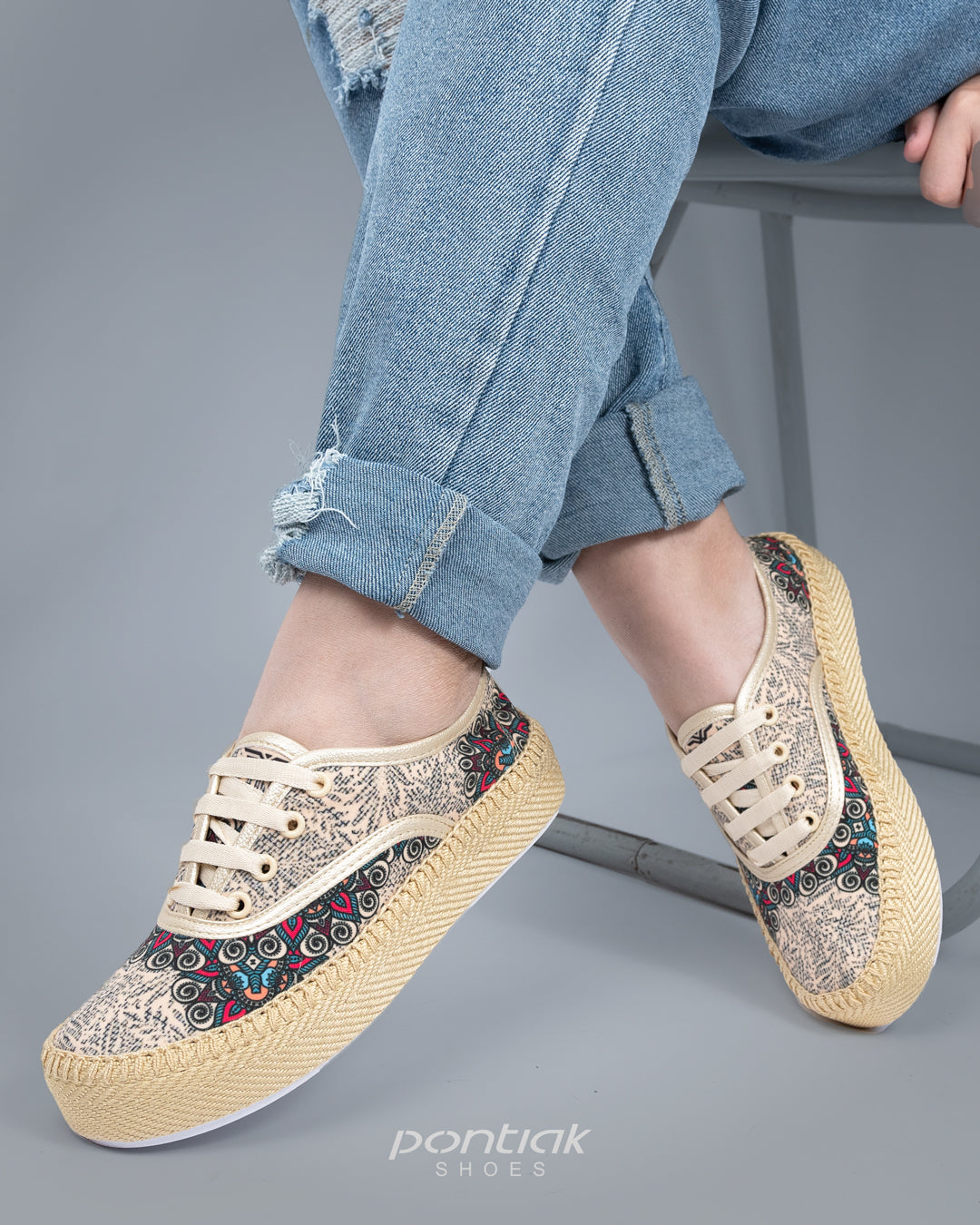 Tiwa Beige Women's Casual Shoes by Pontiak