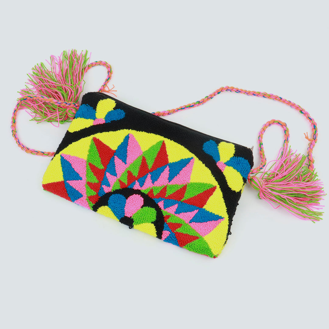 Handmade Embroidered Wayuu Crossbody Bag