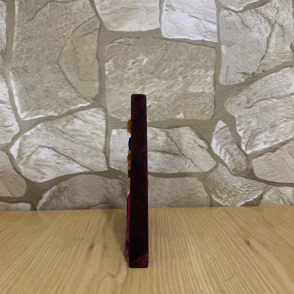 Triangle Wooden Nativity Scene