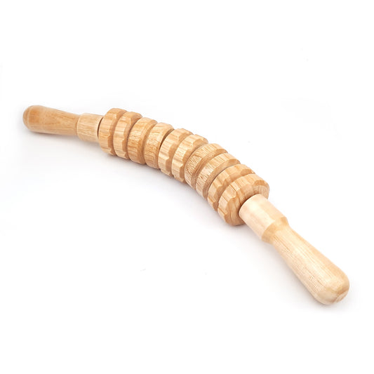 Wooden Curved Roller Massager