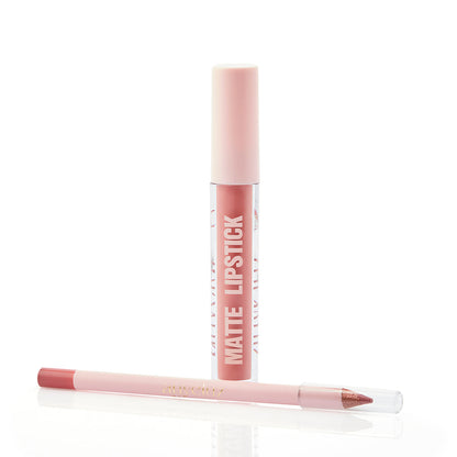 Matte Lipstick & Lip Liner Duo Kit