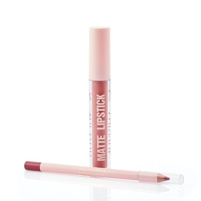 Matte Lipstick & Lip Liner Duo Kit