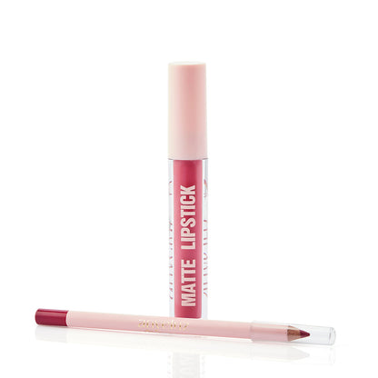 Matte Lipstick & Lip Liner Duo Kit