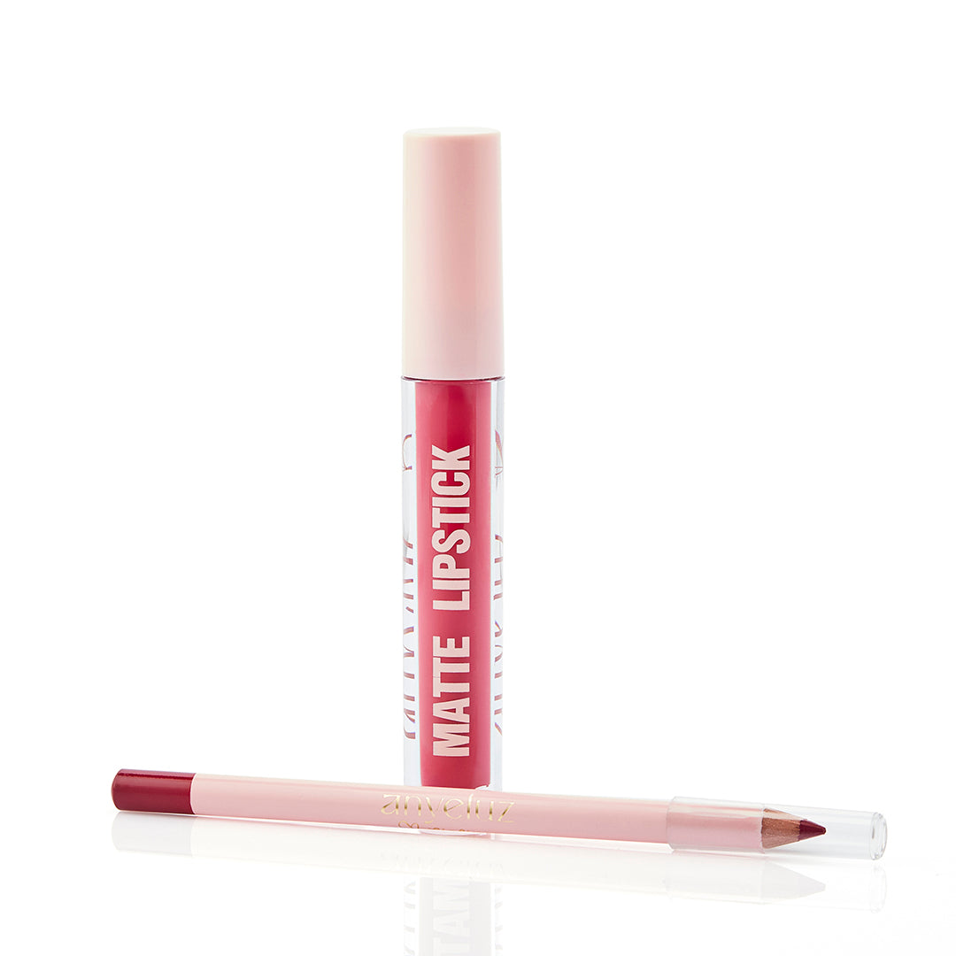 Matte Lipstick & Lip Liner Duo Kit