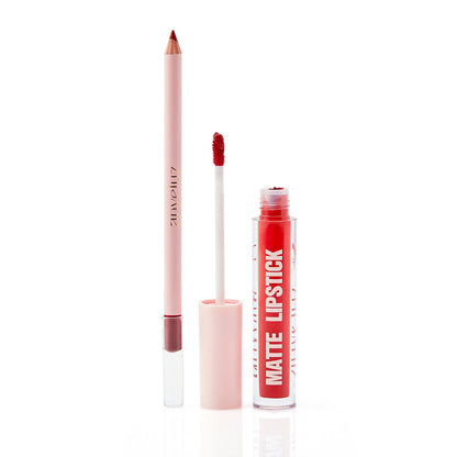Matte Lipstick & Lip Liner Duo Kit