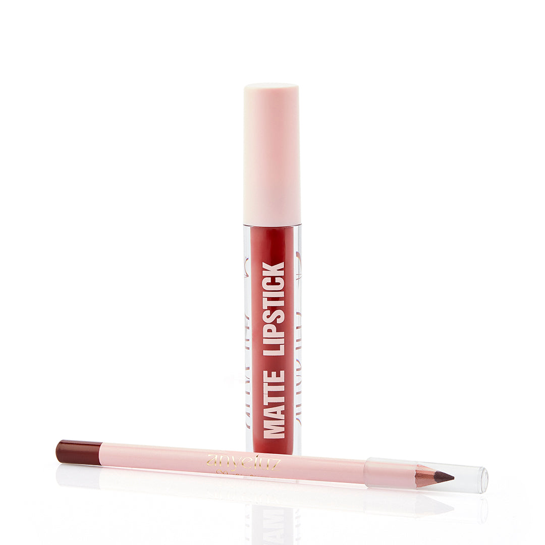 Matte Lipstick & Lip Liner Duo Kit