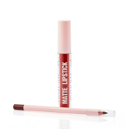 Matte Lipstick & Lip Liner Duo Kit