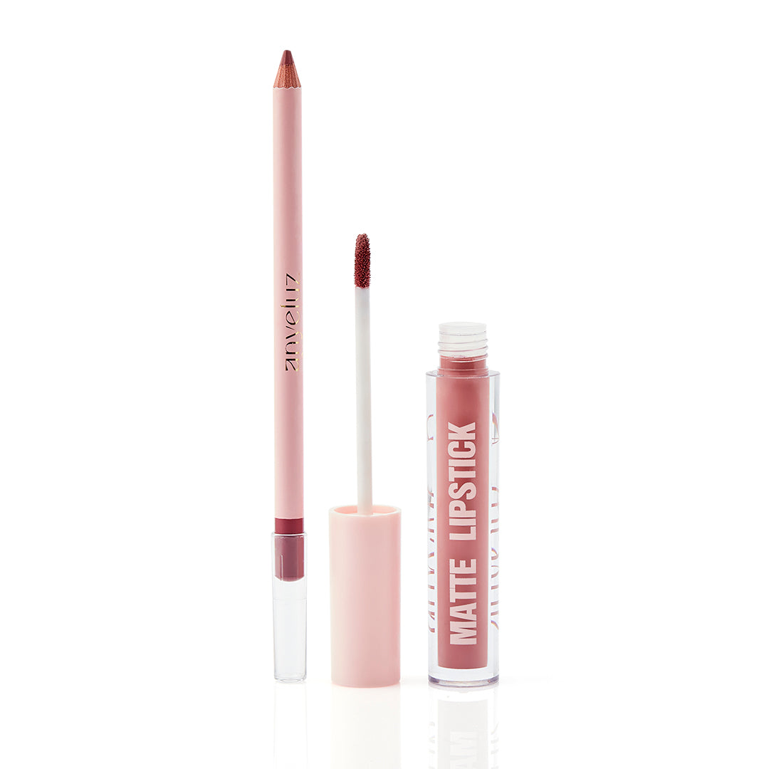 Matte Lipstick & Lip Liner Duo Kit