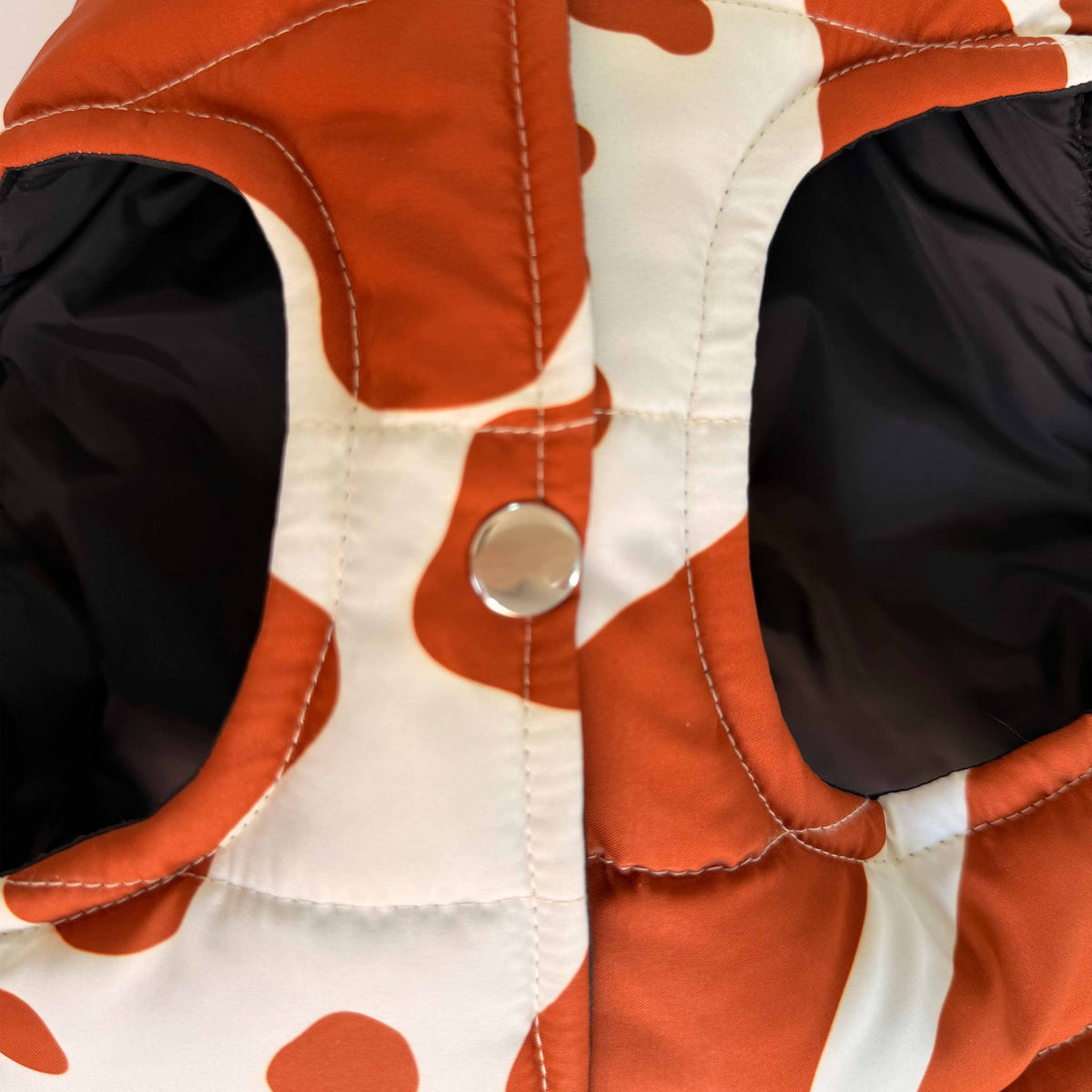 Cow Print Padded Dog Vest