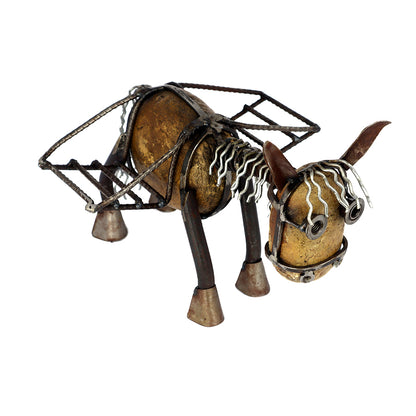 Donkey with Double Stand – Recycled Materials