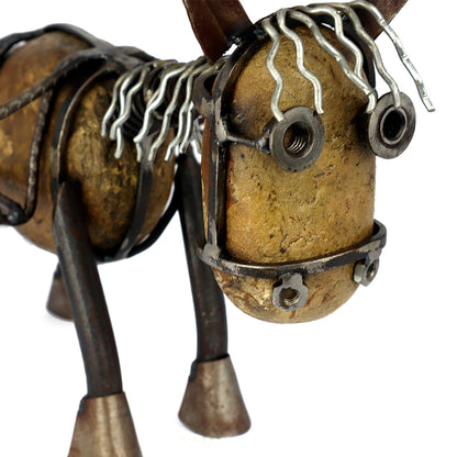 Donkey with Double Stand – Recycled Materials