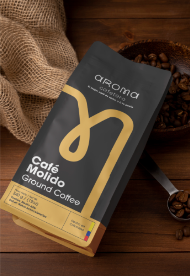 Roasted Ground Colombian Coffee 500 g