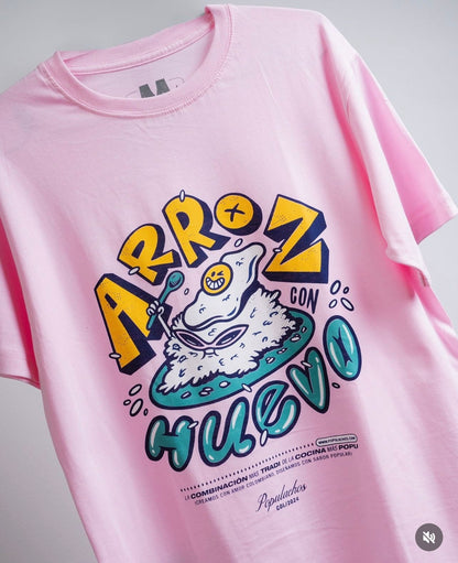 Arroz con Huevo T-Shirt – Colombian Food Graphic Tee