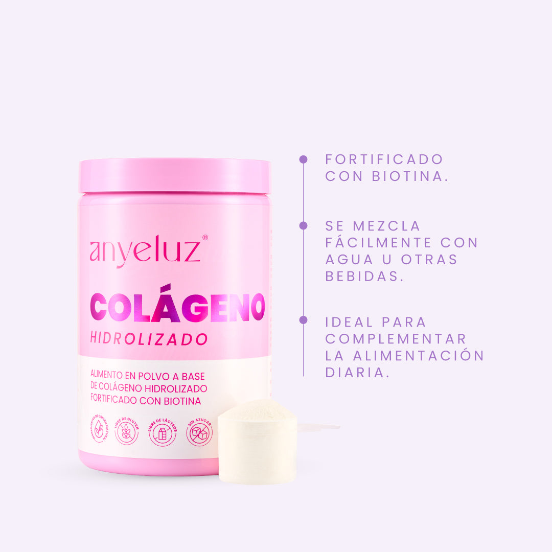 Hydrolyzed Collagen Powder Fortified with Biotin