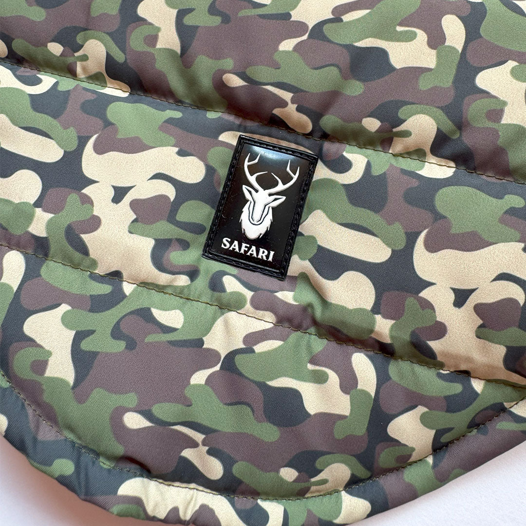 Green Camo Padded Dog Vest