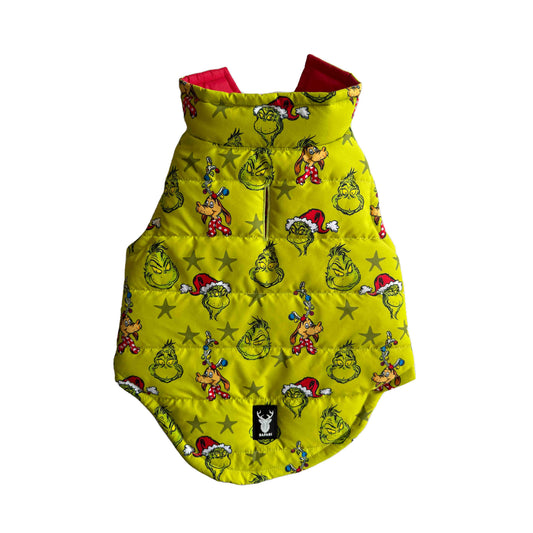 Grinch Padded Dog Vest