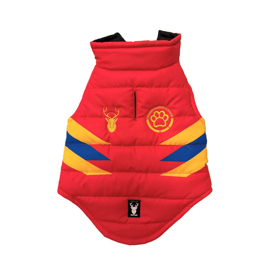Colombia National Team 90s Red Padded Dog Vest