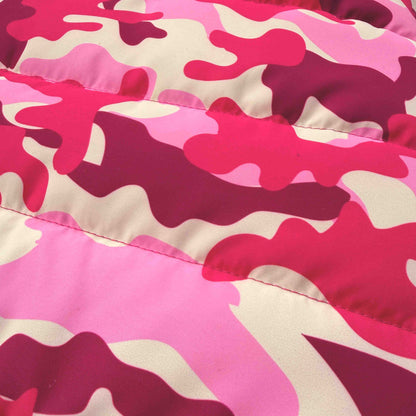 Pink Camo Padded Dog Vest