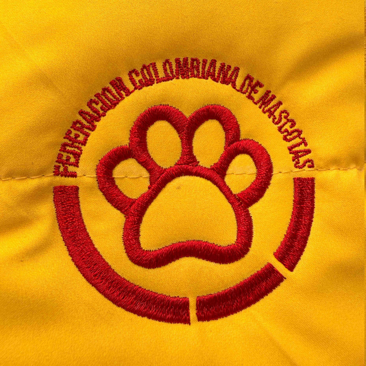 Colombia National Team 90s Yellow Padded Dog Vest