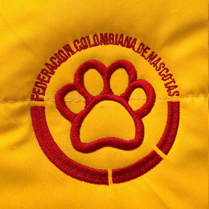 Colombia National Team 90s Yellow Padded Dog Vest