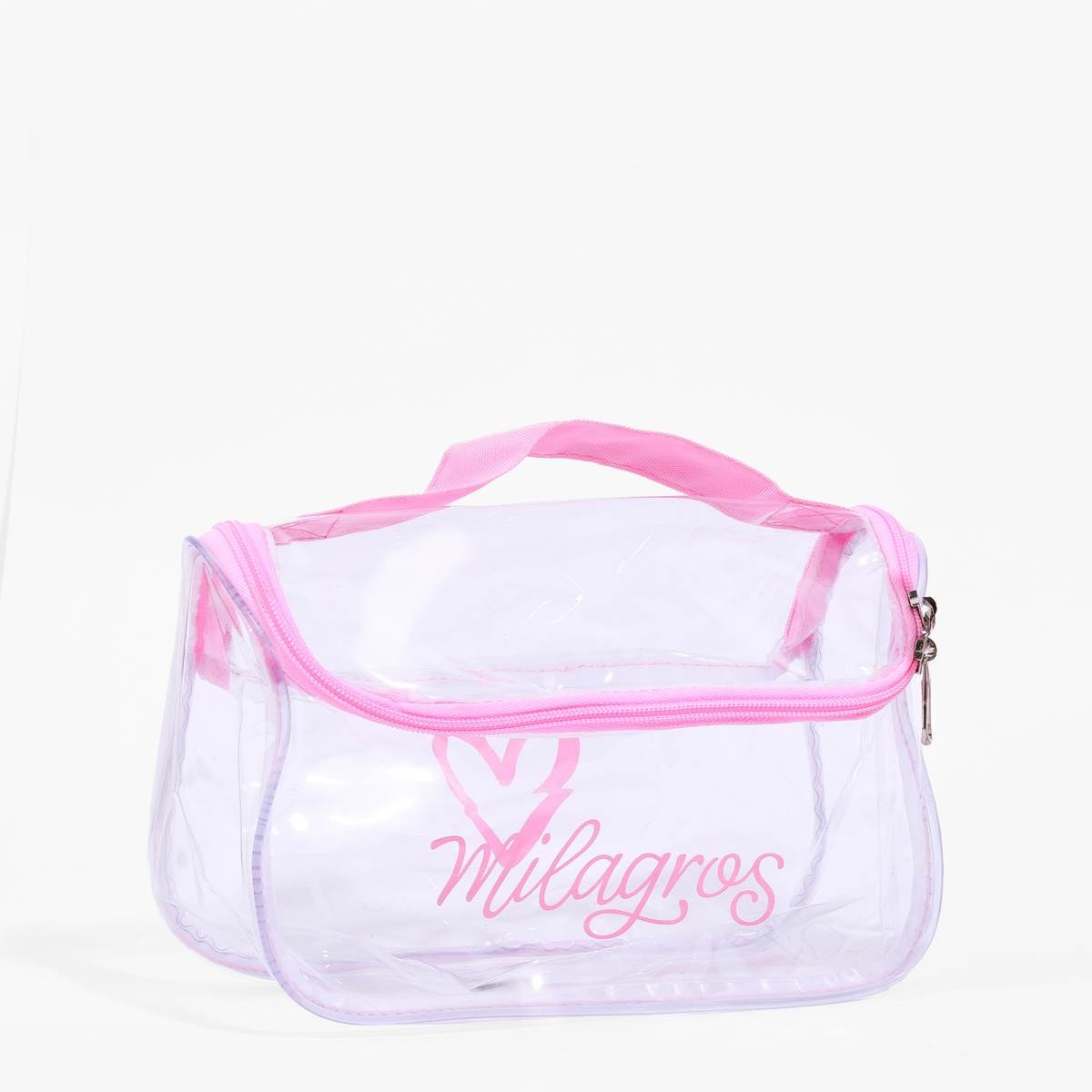 Milagros Clear Cosmetic Bag