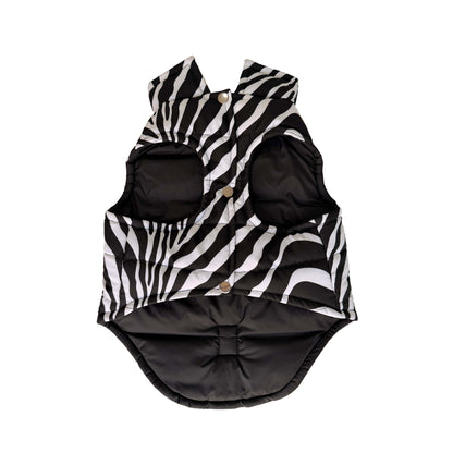 Zebra Padded Dog Vest