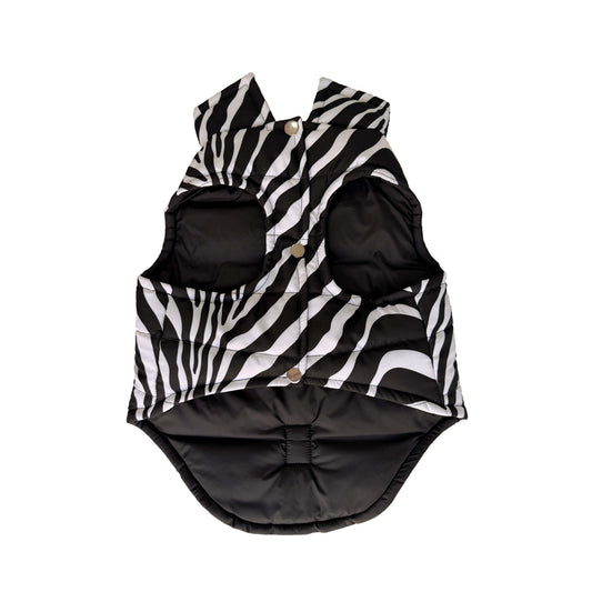 Zebra Padded Dog Vest