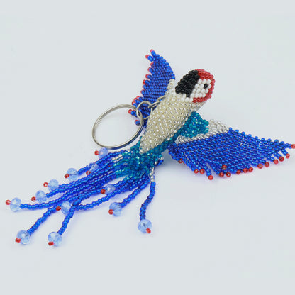 Handmade Keychain of Handwoven Beads