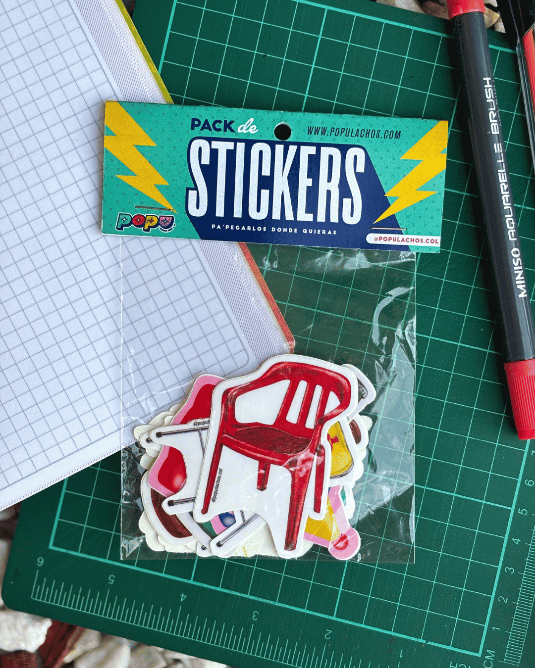 Colombian Sticker Pack – Illustrated Vinyl Stickers