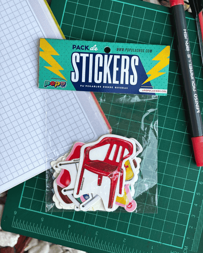Colombian Sticker Pack – Illustrated Vinyl Stickers