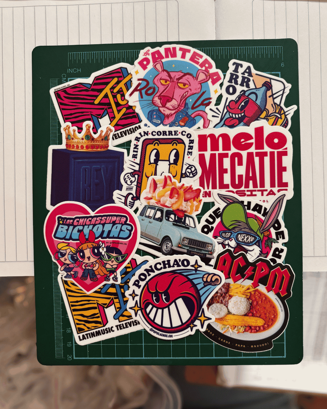 Colombian Sticker Pack – Illustrated Vinyl Stickers