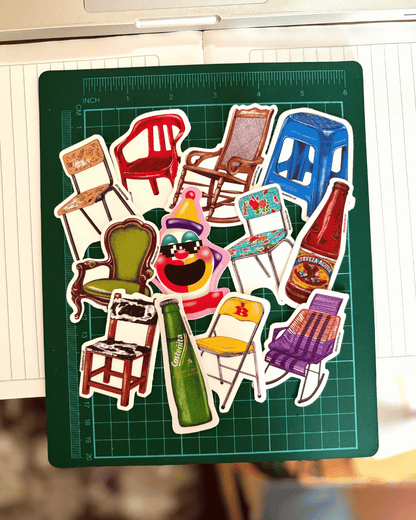 Colombian Sticker Pack – Illustrated Vinyl Stickers
