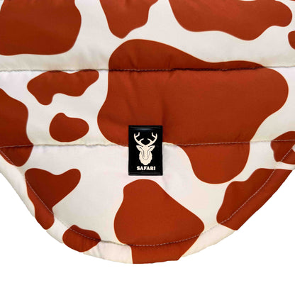 Cow Print Padded Dog Vest