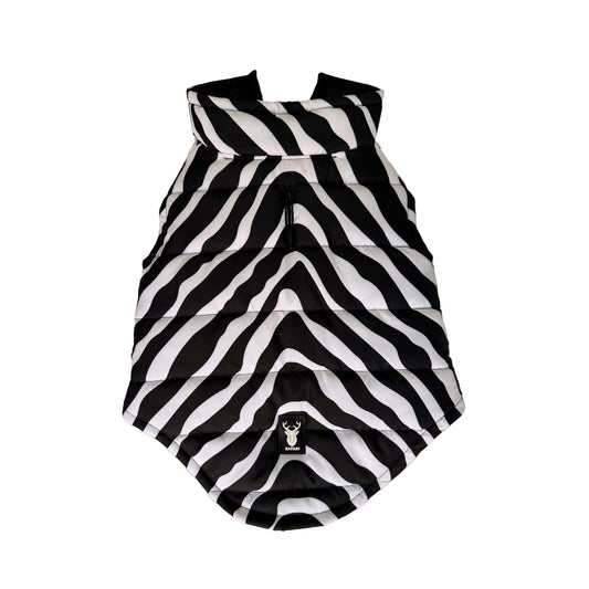 Zebra Padded Dog Vest
