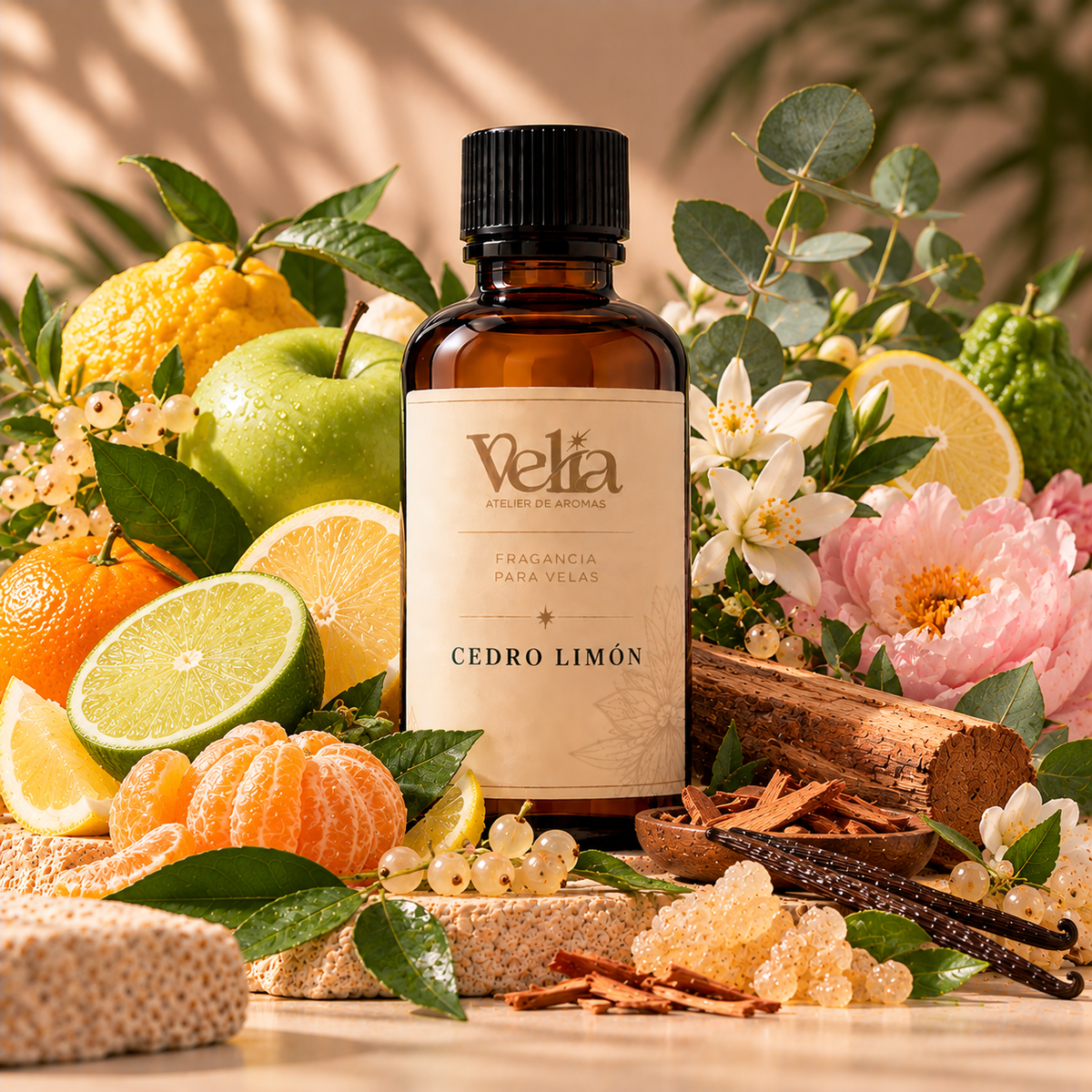 Esencia de aceite · Cedro limón