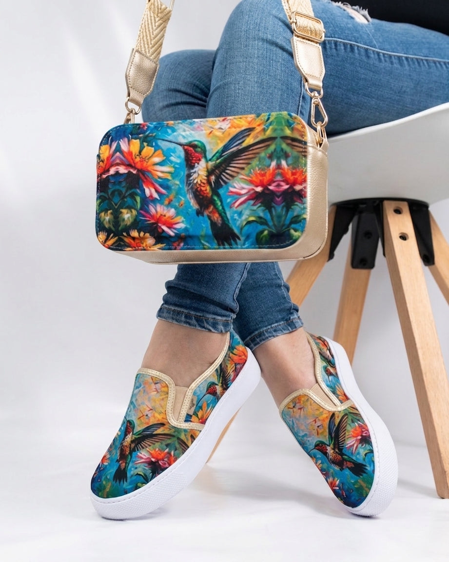 Enchanted Garden Shoes & Handbag Set by Pontiak