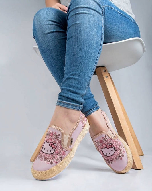 Hello Kitty Slip-On Espadrille Sneakers by Pontiak