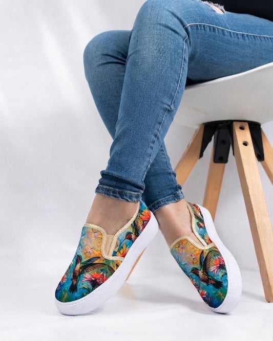 Enchanted Garden Slip-On Espadrille Sneakers by Pontiak