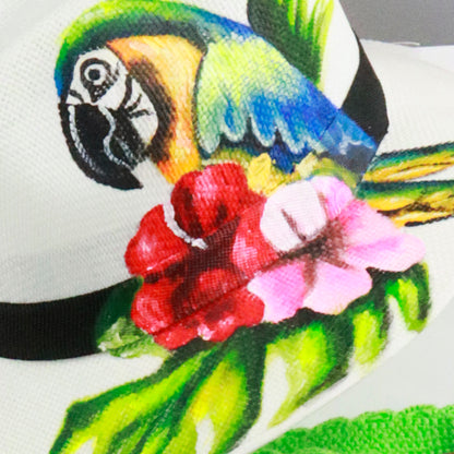 Handmade Colombian Wayuu Hat and Backpack Combo