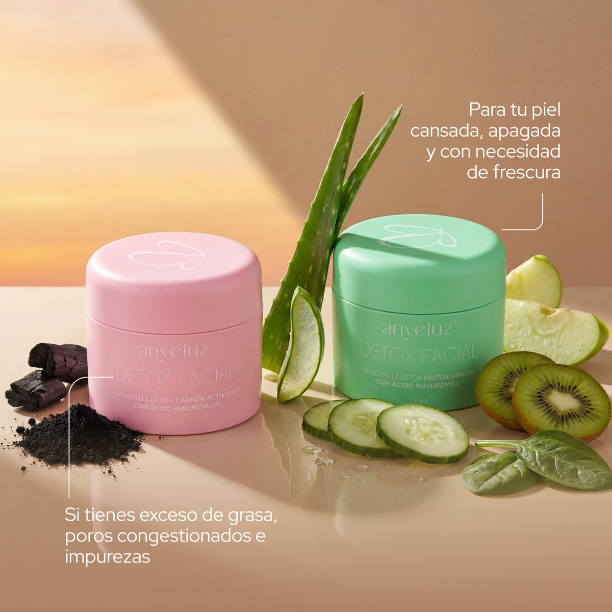 Detox Yoga Facial Mask Duo