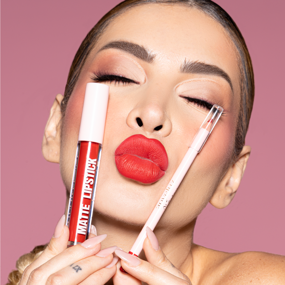 Matte Lipstick & Lip Liner Duo Kit