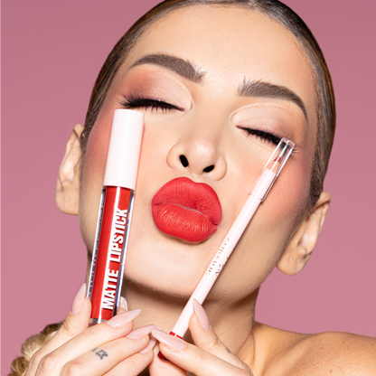 Matte Lipstick & Lip Liner Duo Kit