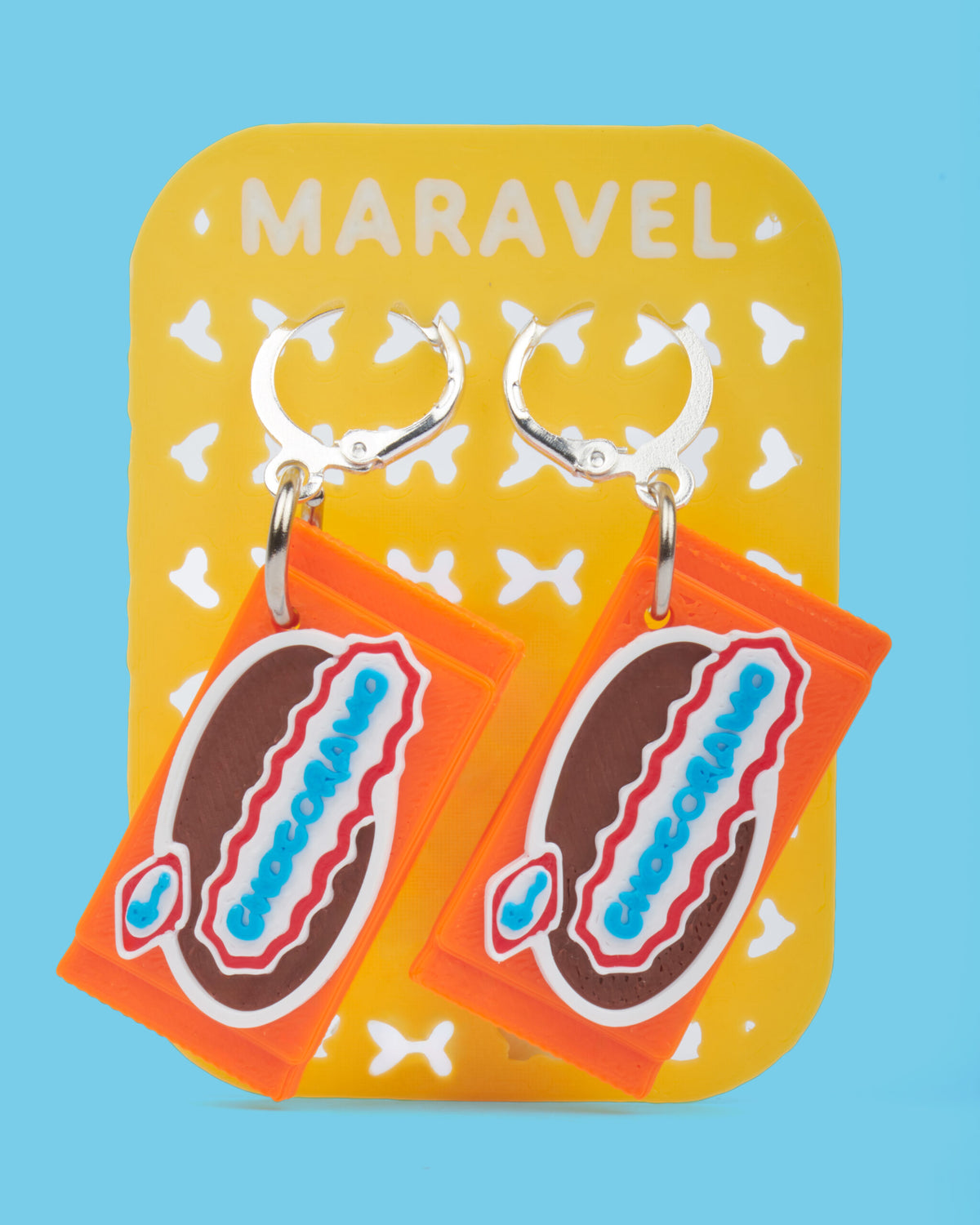 Chocoramo 3D printed pair of earrings