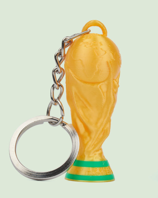 World Cup Trophy 3D printed keychain